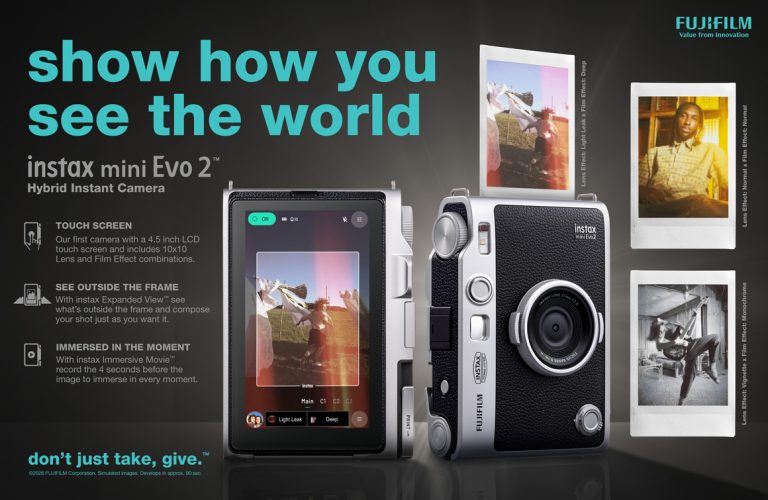 Fujifilm's instax mini Evo 2 Adds a Touchscreen and 100 Looks